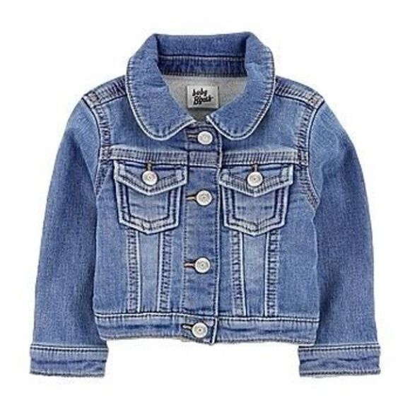 EUC Oshkosh Baby Girls Denim Jacket 24M - Picture 1 of 6